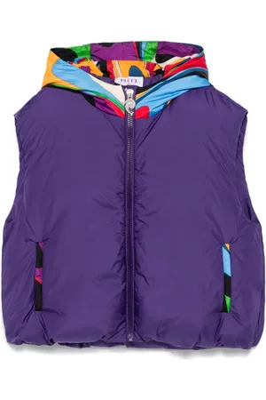 PUCCI Junior Iride-print gilet
