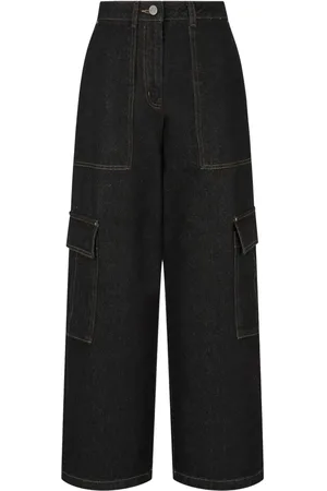 Studio Tomboy Cargo-pocket wide-leg jeans