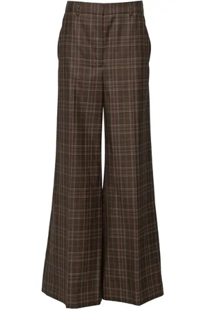 Stella McCartney Checked palazzo pants
