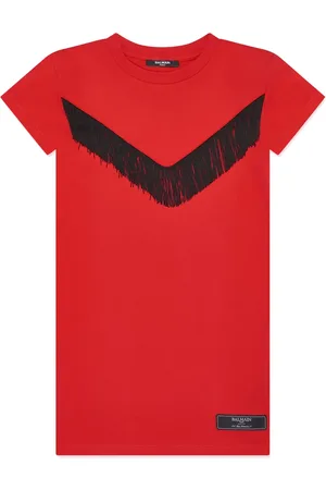 Balmain Fringe-detailing dress