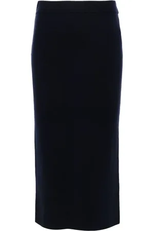 P.A.R.O.S.H. Ribbed midi skirt