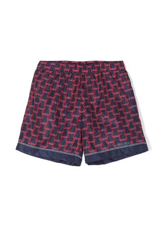 Gucci Whale-print swim shorts