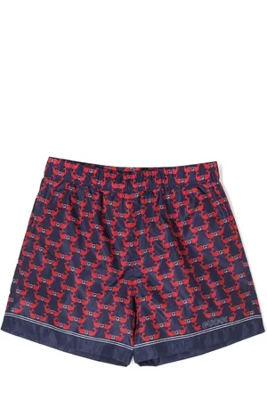 Gucci Whale-print swim shorts