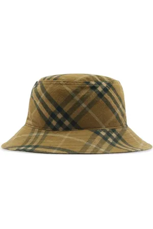 Burberry Checkered cotton bucket hat