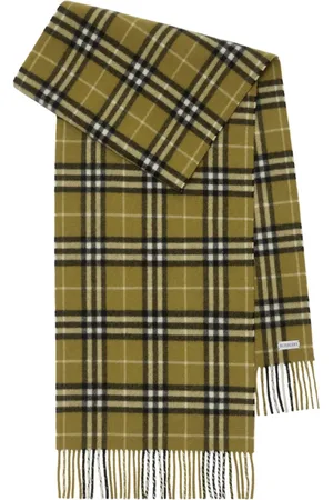 Burberry Checked cashmere scarf