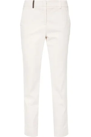 PESERICO SIGN Slim-cut trousers