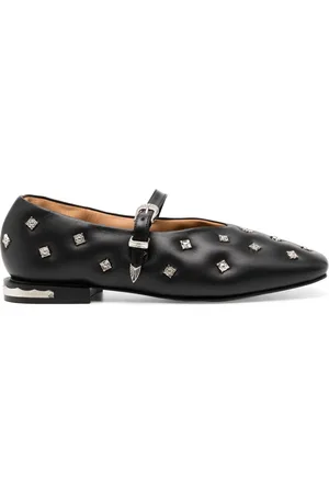 TOGA PULLA Studded square-toe Mary Jane shoes