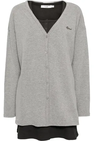B+AB Layered button-up cardigan