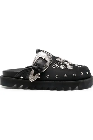 TOGA PULLA Eyelet-detail mules