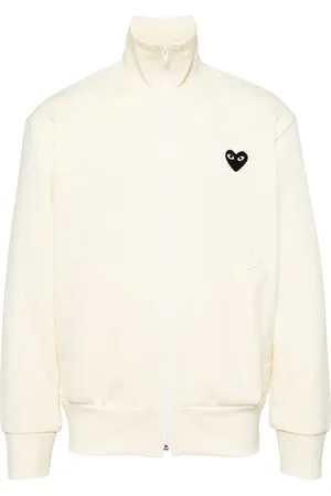 Comme des Garçons Heart-print jersey track jacket