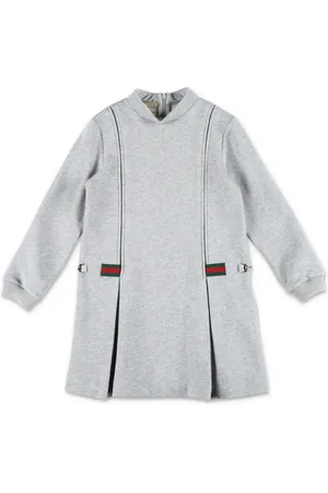 Gucci Web-stripe cotton dress