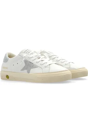Golden Goose May glitter-detailing leather sneakers