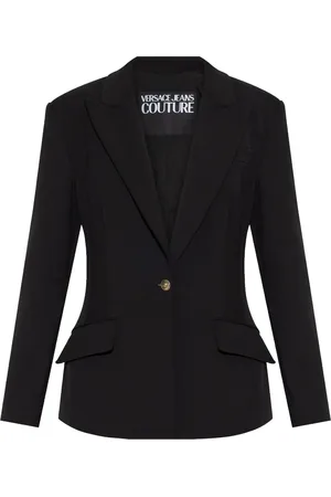 VERSACE Baroque-buckle blazer