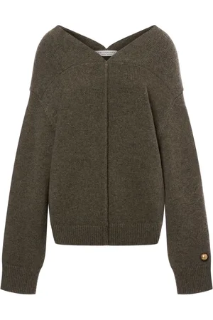 Serafini Pin-detail V-neck jumper