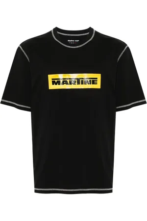MARTINE ROSE Logo-tape T-shirt