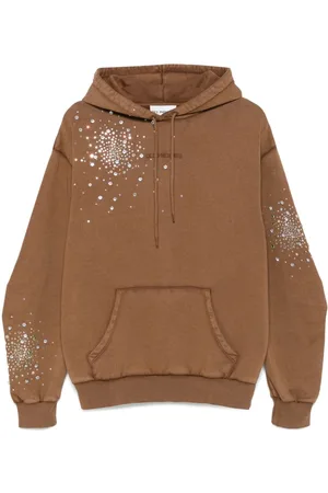 Des Phemmes Crystal-embellished hoodie
