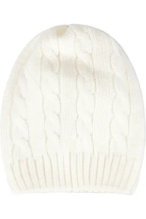 LITTLE BEAR Cable-knit wool beanie