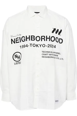 NEIGHBORHOOD Logo-print long-sleeve shirt