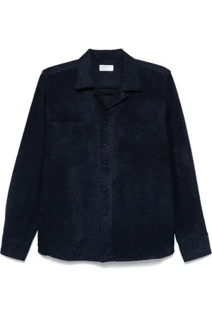 Universal Works Felted-finish shirt