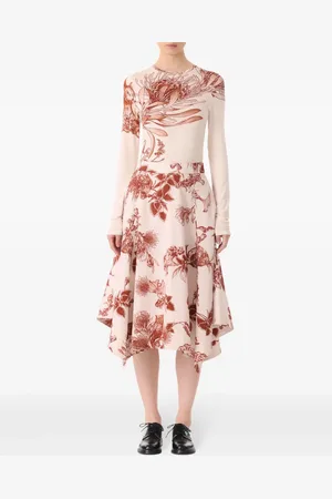 Jason Wu Floral-print long-sleeve T-shirt