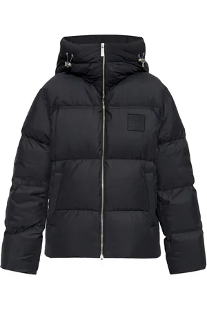 OFF-WHITE Logo-patch puffer jacket