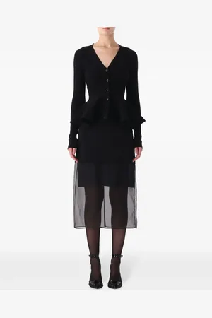 Jason Wu V-neck peplum cardigan