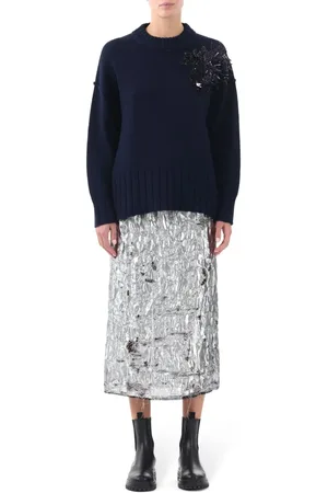 Jason Wu Metallic finish skirt