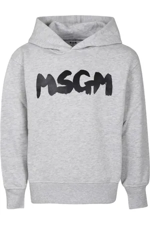Msgm Print-at-chest hoodie