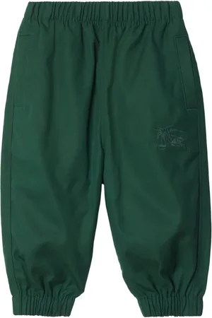 Burberry Logo-embroidered trousers
