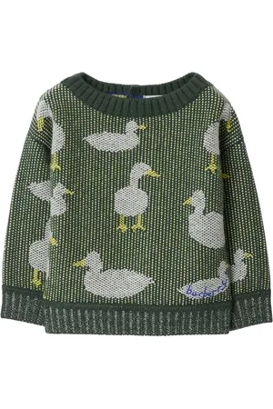 Burberry Duck jacquard-knit sweater