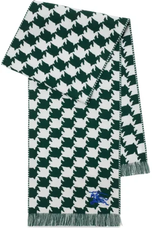 Burberry Logo-embroidered scarf
