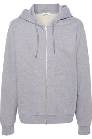 Sandro Logo-embroidered hoodie