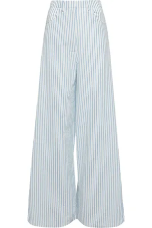 Bambah Blue Striped Kate Pants