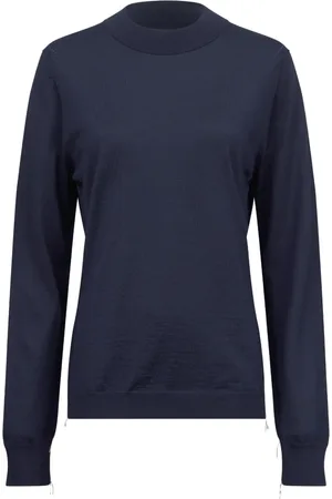 Maison Margiela Ribbed-edge wool sweater