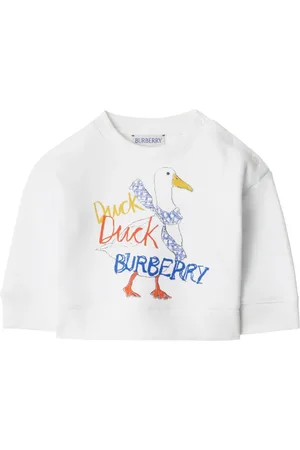 Burberry Duck-print cotton sweatshirt