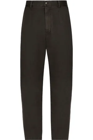 Dolce & Gabbana Logo-tag tapered trousers