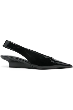 Totême 35mm The Wedge-Heel slingback pumps