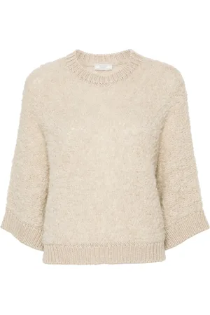 PESERICO SIGN Lurex bouclé sweater