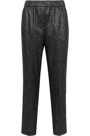 PESERICO SIGN Lurex tweed trousers