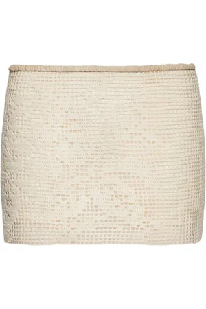MAGDA BUTRYM Lace crochet mini skirt