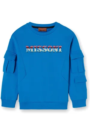 Missoni Logo-embroidered cotton sweatshirt