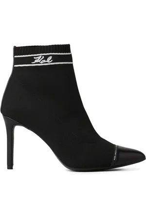 Karl Lagerfeld Pandara Signia 95mm knitted boots