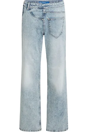 Karl Lagerfeld Twisted mid-rise jeans