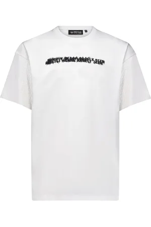 MOSTLY HEARD RARELY SEEN Logo-embroidered cotton T-shirt
