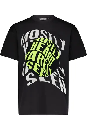 MOSTLY HEARD RARELY SEEN Logo-print cotton T-shirt