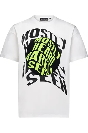 MOSTLY HEARD RARELY SEEN Logo-print cotton T-shirt