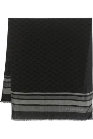 Emporio Armani Logo-jacquard scarf
