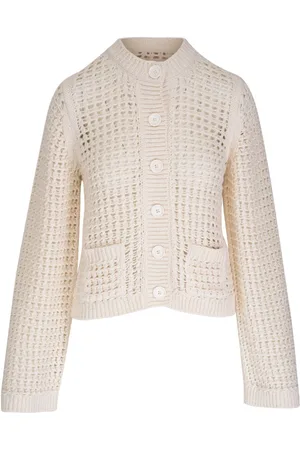 Dorothee Schumacher Round neck open-knit cardigan