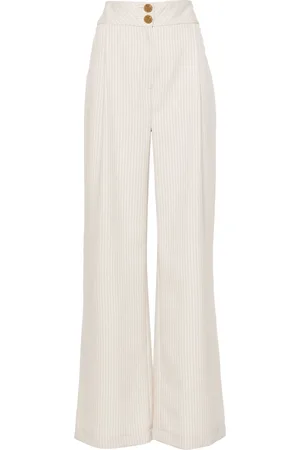 MITILIANE COUTURE Pinstriped wide-leg trousers
