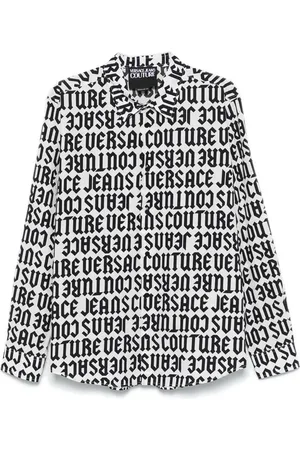 VERSACE Logo-print shirt